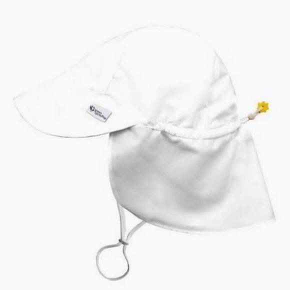 Green Spouts 9-18M UV Protection White Sun Hat - Picture 1 of 5